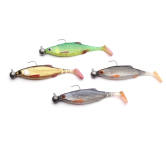 11cm-10g-''4/0 - 4pcs - Pulse Realistic Roach Prerigged - Berkley