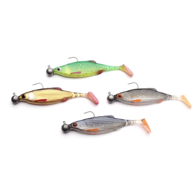 11cm-10g-''4/0 - 4pcs - Pulse Realistic Roach Prerigged - Berkley