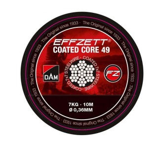 20kg - 10m - EFFZETT COATED CORE 49 STEELWIRE - DAM