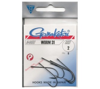 Gamakatsu Worm 31- Size 2/0
