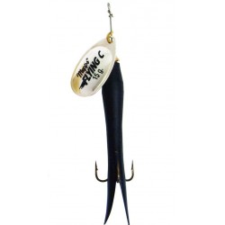 Mepps Aglia Flying C 15g. Black-Silver Blade