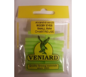 Veniard Booby Eyes Chartreuse 5mm