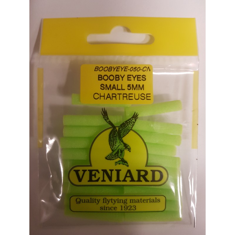 Veniard Booby Eyes Chartreuse 5mm