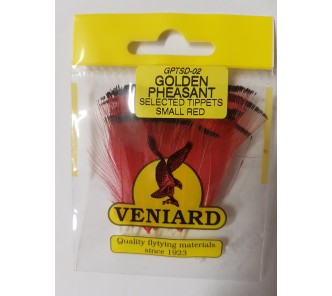 Golden Pheasant Tippets Small Red