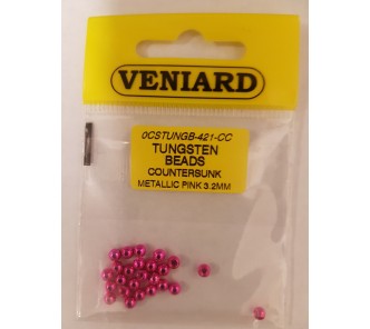 Tungsten Beads Countersunk