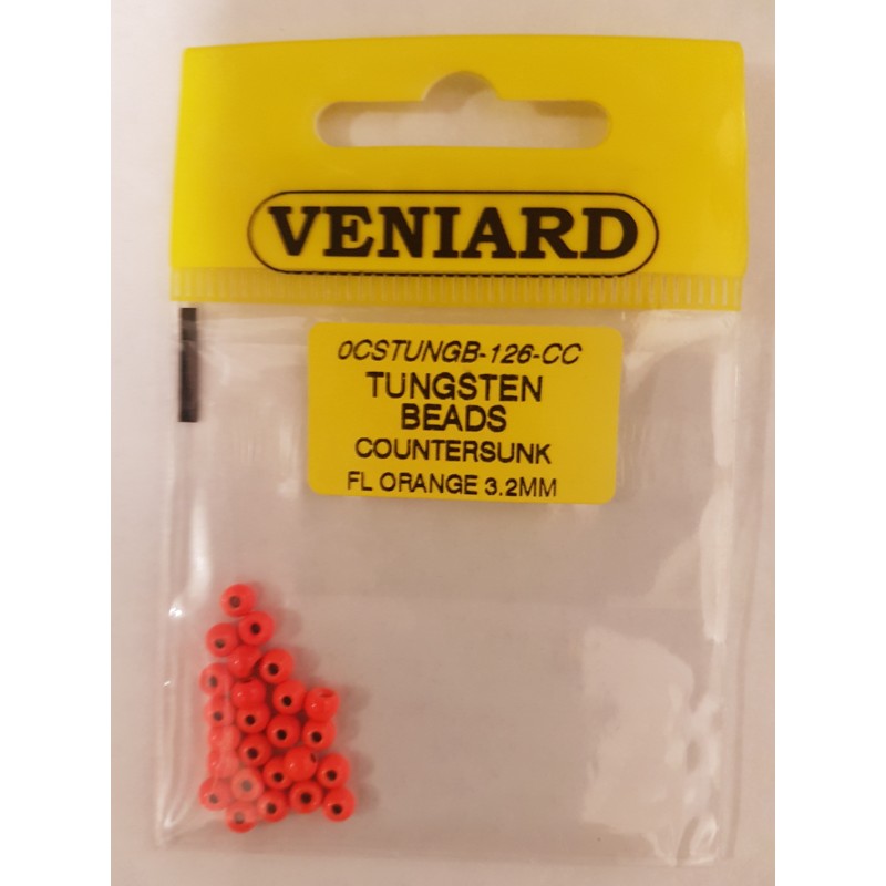 Tungsten Beads Countersunk