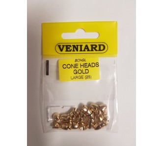 Cone Heads Gold Large (25)