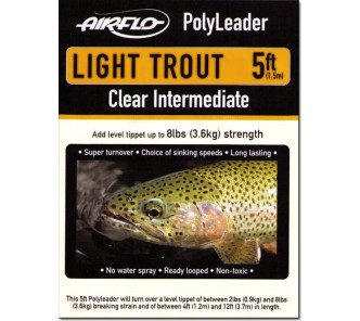 AIRFLO POLY LEADER LIGHT TROUT 5ft