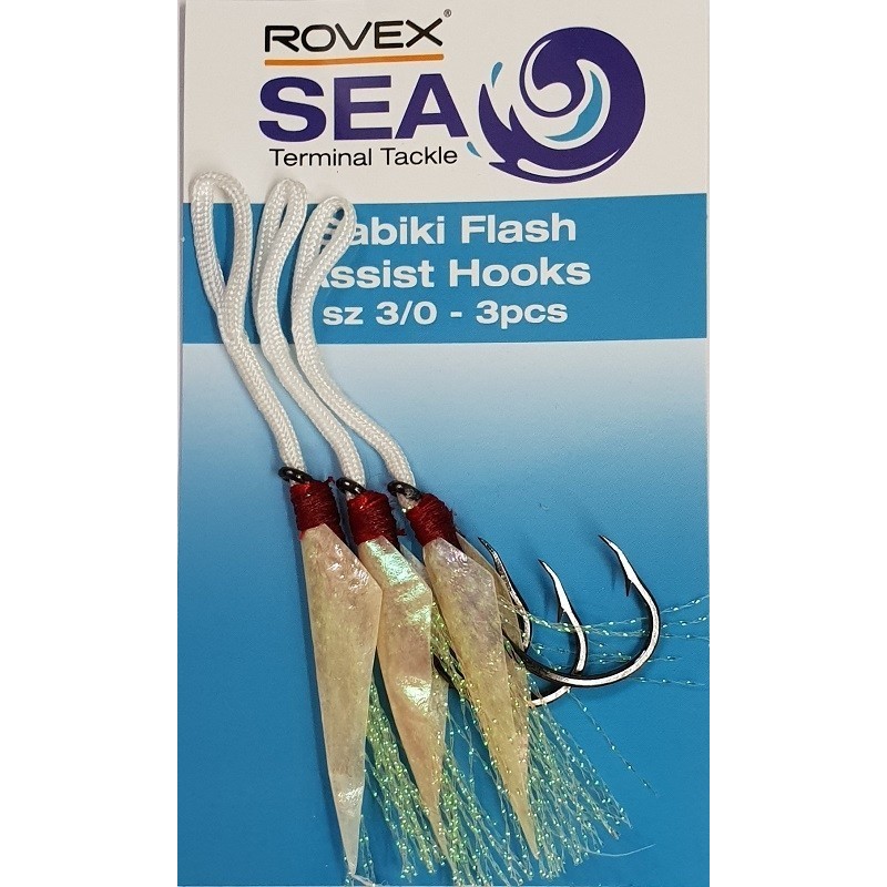 Rovex Sabiki Flash Assist Hooks 3/0
