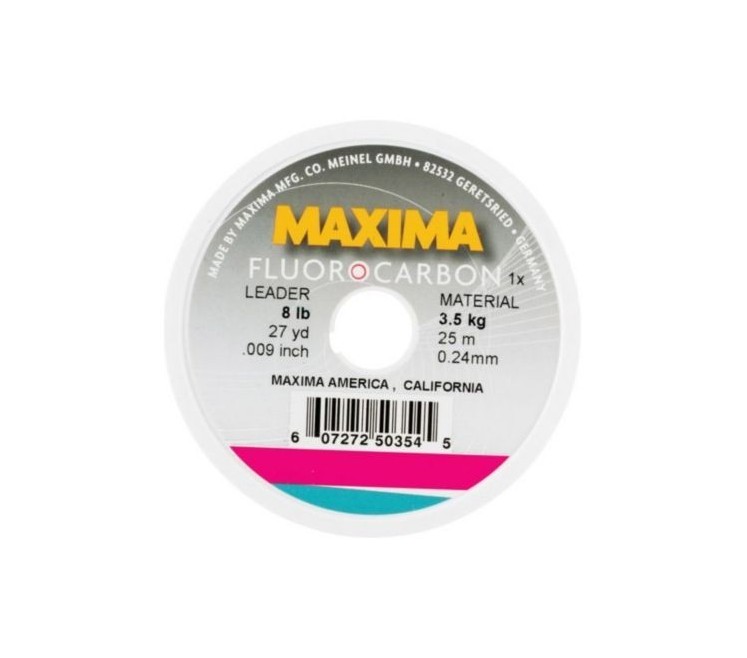 Maxima Fluorocarbon Line 0.24mm/3.5kg
