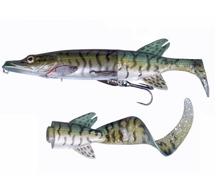 Savage Gear 3D Hybrid Pike - Soft baits Pre-Rigged - FISHING-MART