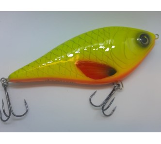 Jerk Home Made Lures 97gr. -Sinking Yellow
