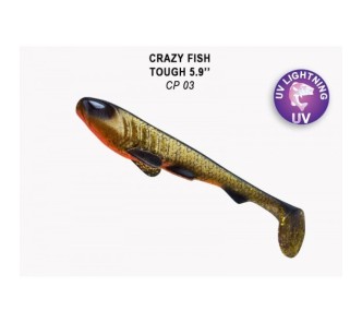 Crazy Fish Tough 5.9 "150mm/23g/smell 1- Anis/ Colour-CP03 - 2 pc