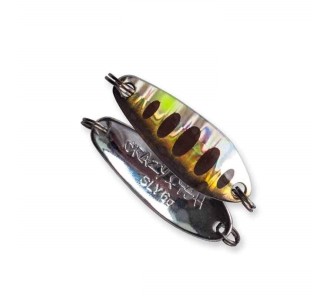 Crazy Fish SLY color 9.1F/ 4g. UV Glow Japanese Hook