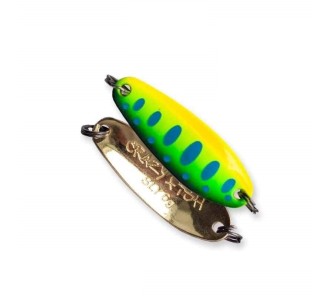 Crazy Fish SLY color 22.1 / 4g. UV Glow Japanese Hook