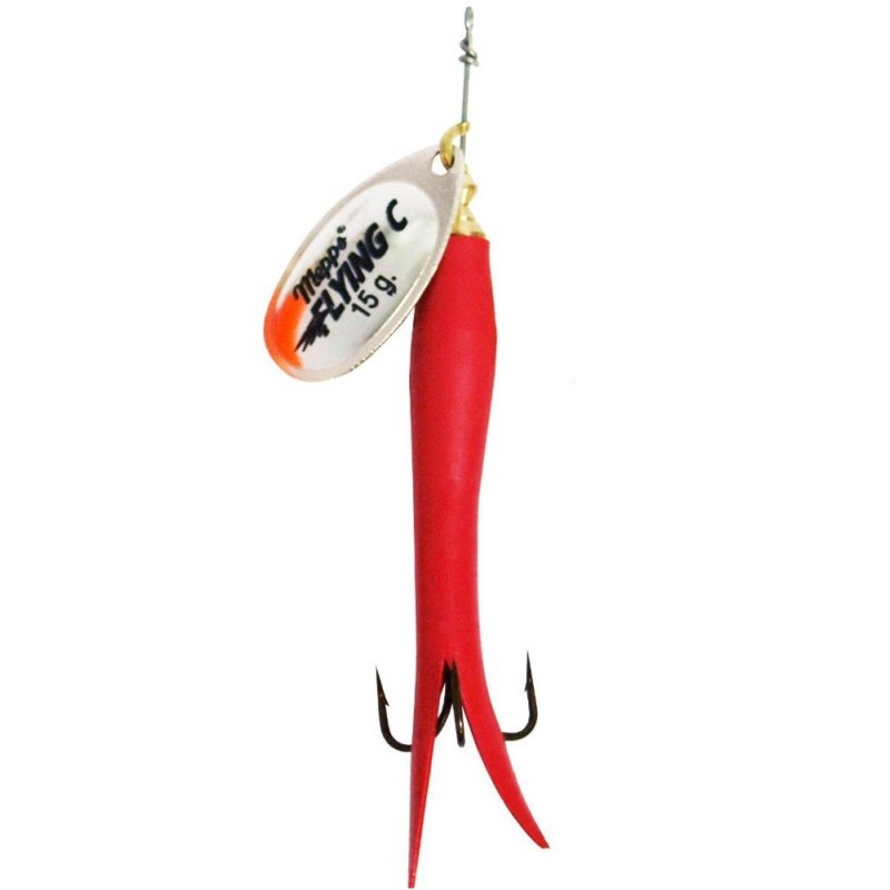 Mepps Aglia Flying C 25g. Red-Silver Blade