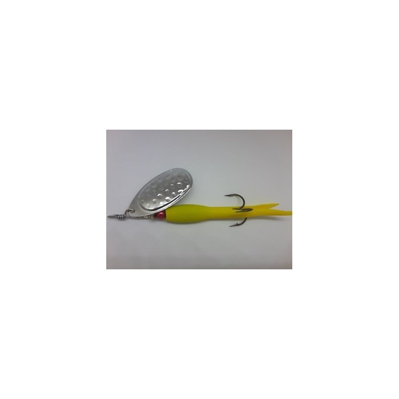 Flying C Yellow - Silver blade, 15g