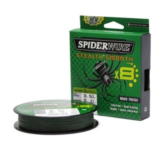 SpiderWire Stealth Smooth X8 Moss Green Braid 12.7kg/0.13mm/150M