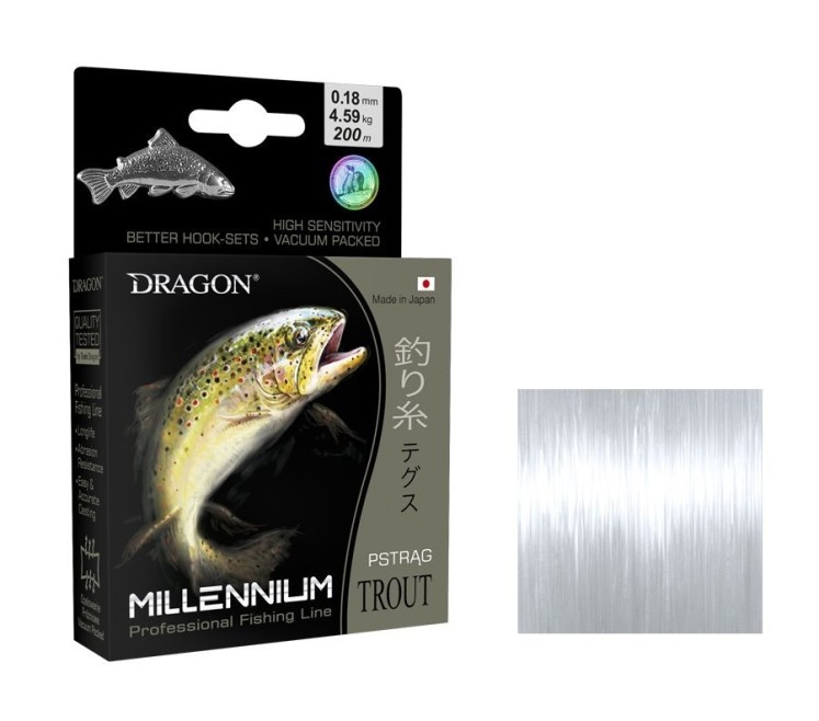 0.20mm/5.27kg/200m Dragon Millennium Trout Fishing Line