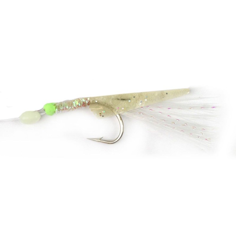 TronixPro Greenglow Feather Rigs Line 40LB/ Branch 12LB/ Hook 6