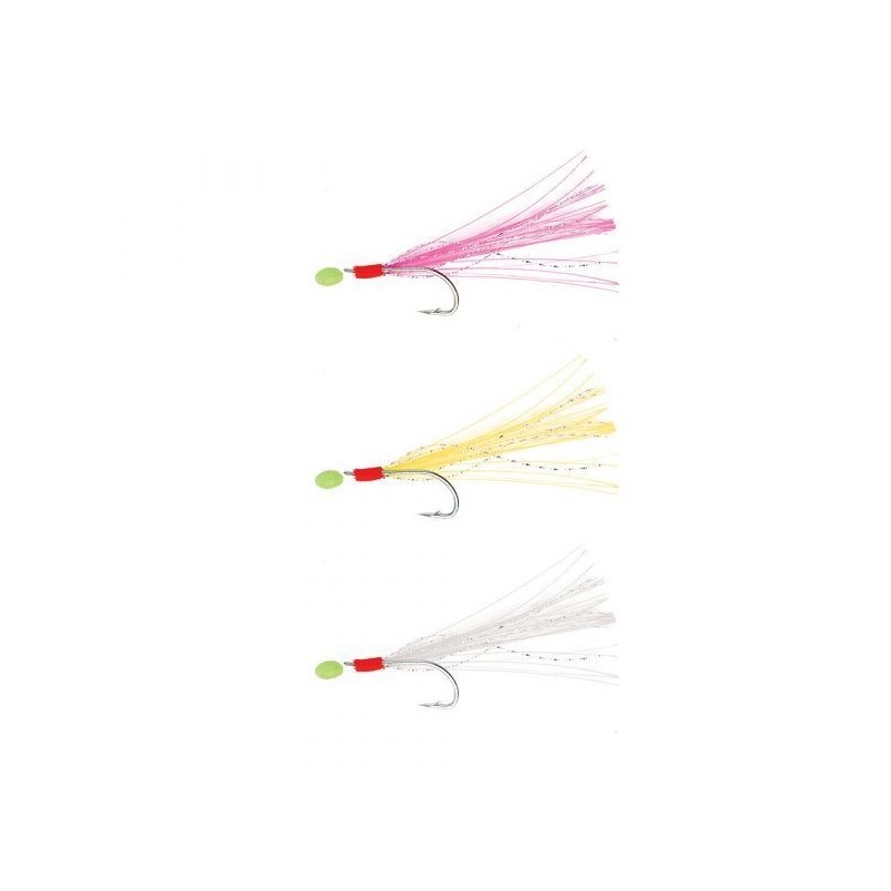 TronixPro Mardigras Feather Rigs Line 40LB/ Branch 20LB/ Hook 4
