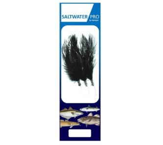 Dennett Saltwater Pro 3 Hook Black Feather Rigs
