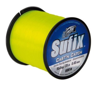 Sufix Cast’N Catch Yellow  600m / 0.45mm / 11.4kg