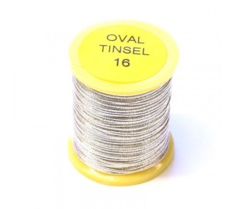 Veniard Oval Tinsel Silver No: 16