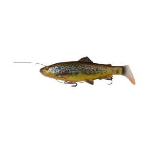 Savage Gear 4D Line Thru Rattle Trout 27.5cm, 258g Sinking- Brown Trout UV Belly