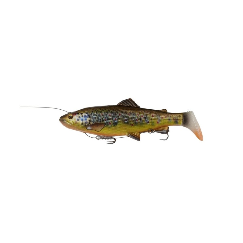 Savage Gear 4D Line Thru Rattle Trout 27.5cm, 258g Sinking- Brown Trout UV Belly