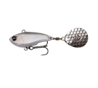Savage Gear Fat Tail Spin 5.5cm/ 9g / Sinking / White Silver