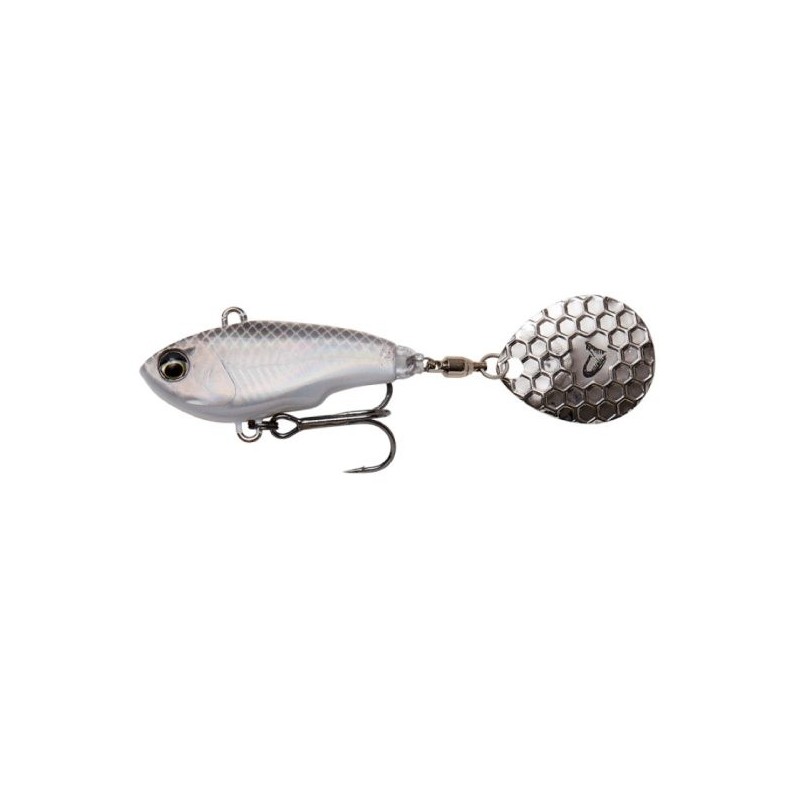 Savage Gear Fat Tail Spin 5.5cm/ 9g / Sinking / White Silver