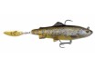 Savage Gear 4D TROUT SPIN SHAD 11cm, 40g/Morderate Sink/03-Dark Brown Trout