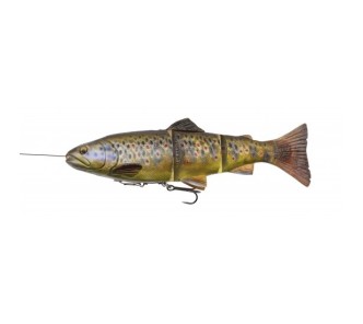 SG 4D Line Thru Trout 25cm/180g/ Slow Sink/ 03- Dark Brown Trout