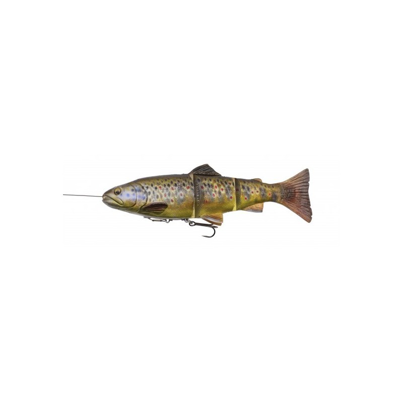 SG 4D Line Thru Trout 25cm/180g/ Slow Sink/ 03- Dark Brown Trout