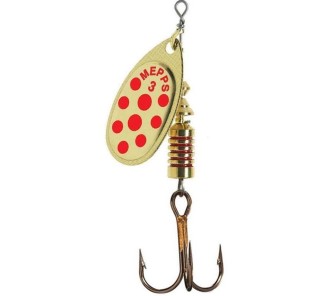 Size-3/ 6,5g/ Gold Red Dots - Aglia Decored