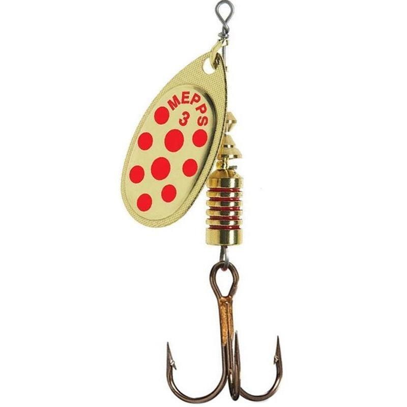 Size-3/ 6,5g/ Gold Red Dots - Aglia Decored