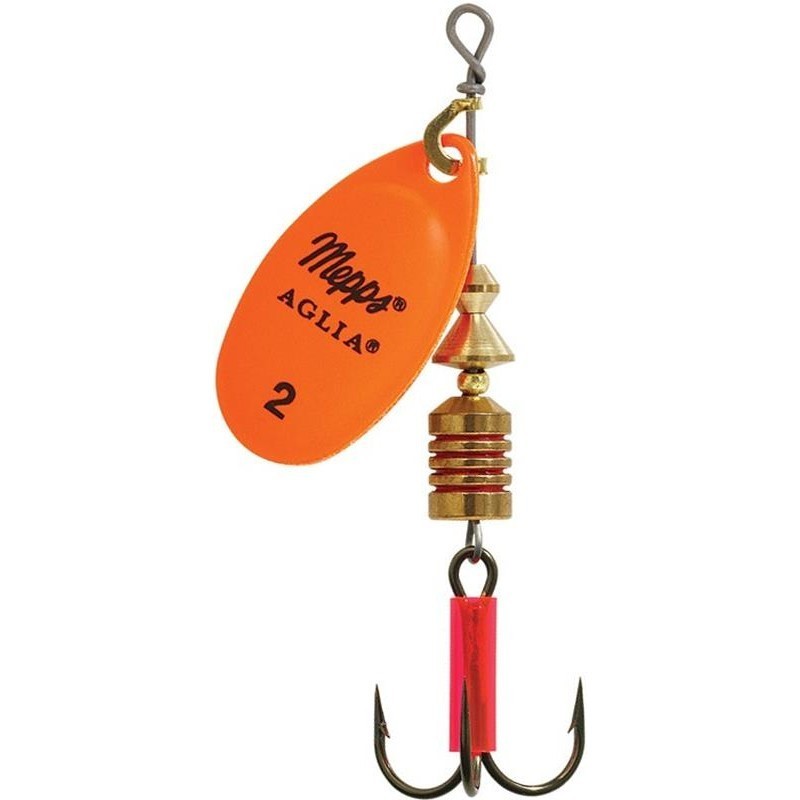 Mepps Aglia Size 2 Hot Orange