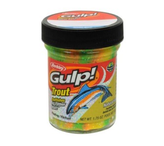 Rainbow Candy/ Garlic- 50g-Gulp Trout Dough - Berkley