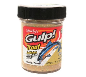 Chunky Cheese/ Garlic- 50g-Gulp Trout Dough - Berkley