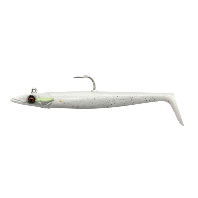 Sandeel V2 12cm/22g/ Sinking - White Pearl Silver 2+1
