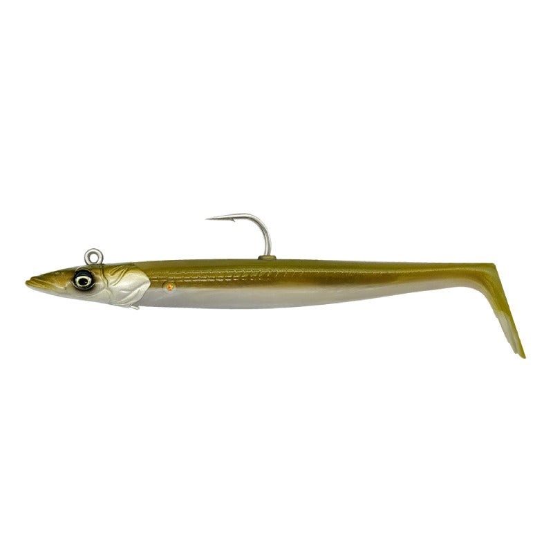 Sandeel V2 15,5cm/46g/ Sinking - Khaki  2+1