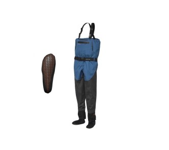 Size 42/43 - 7,5/8 - Large - Helmsdale 20000 Chest Stocking Foot Waders Scierra