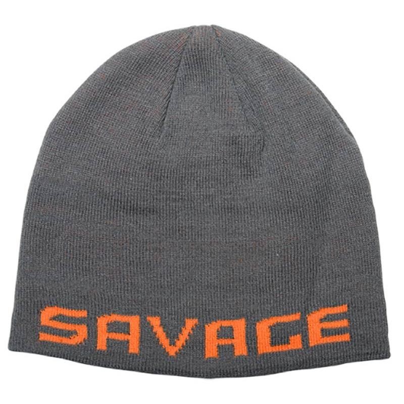 Savage Gear Logo Beanie Rock Gray / Orange