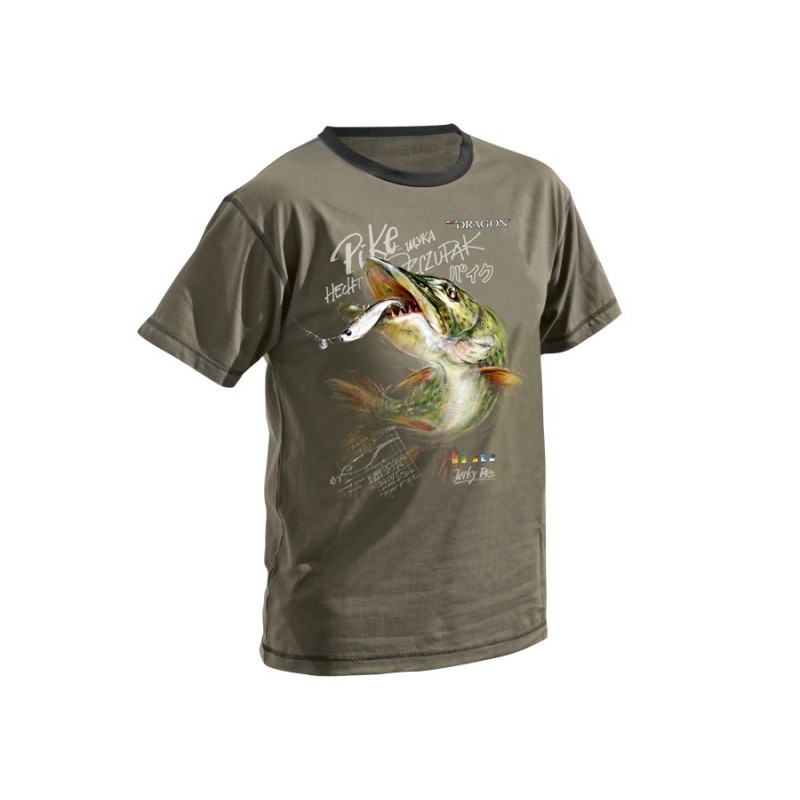 Size - Large - DRAGON T-SHIRT COTTON PIKE OLIVE