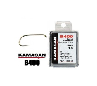 Size: 14 Kamasan B400 Trout Emerger Surface Film