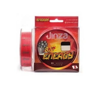 0.18mm/ 13.9kg/ 30.5lb/ 135m - Jinza Energy Orange Braid