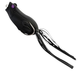 5,5cm -15g - Hop Popper Frog - Floating - Black - Savage Gear
