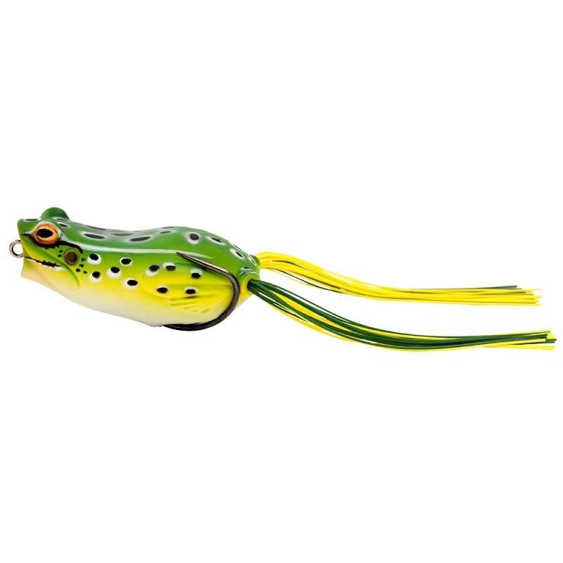 5,5cm -15g - Hop Popper Frog - Floating - Green Leopard - Savage Gear